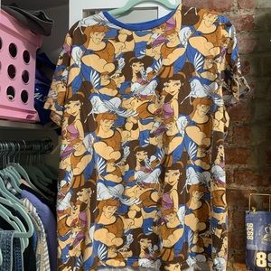Cakeworthy Disney Hercules AOP TShirt 2XL